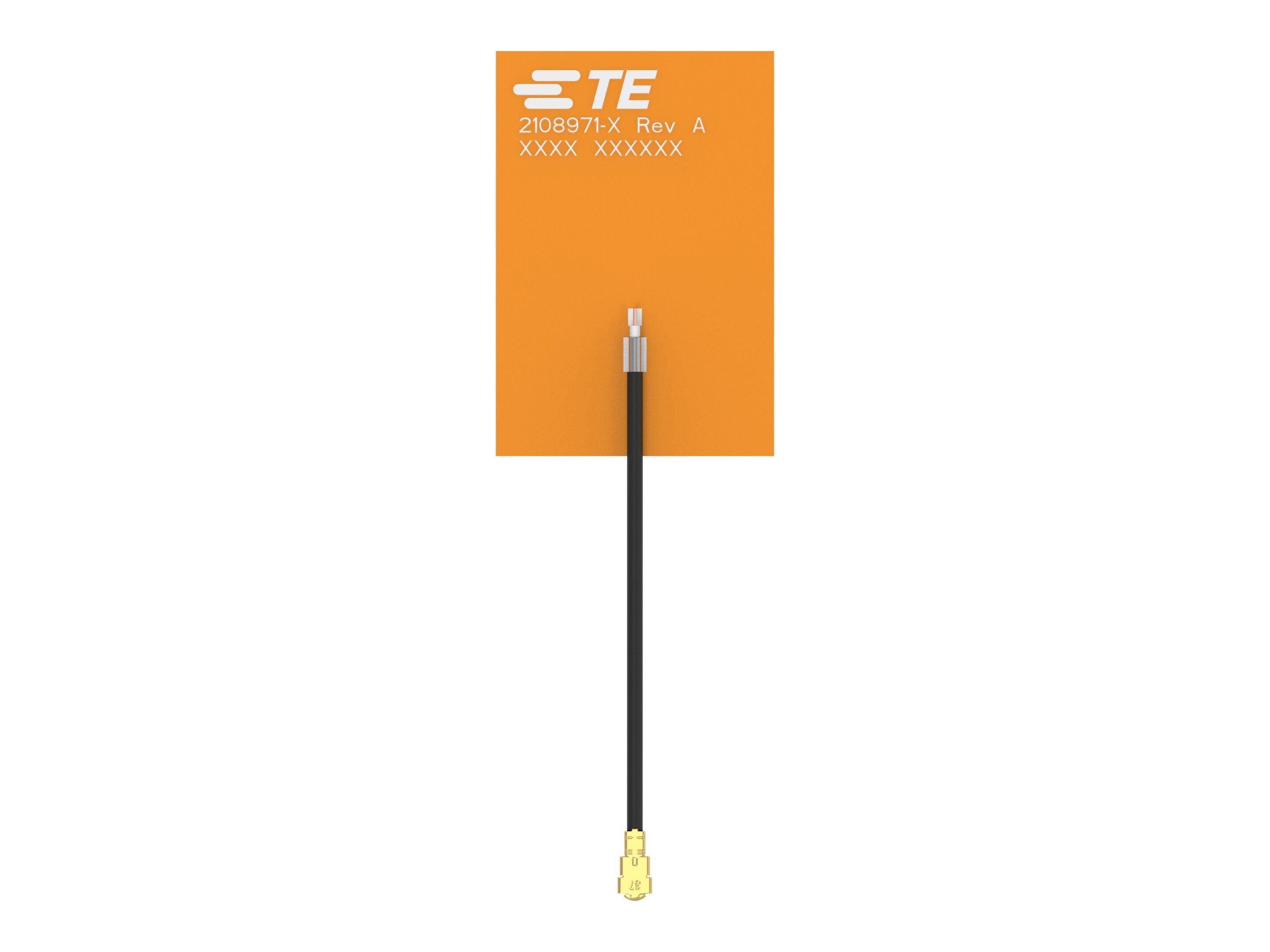 2108971-3 TE Connectivity  FPC Omnidirectional Antenna with MHF Connector, Ultra Wideband (UWB)