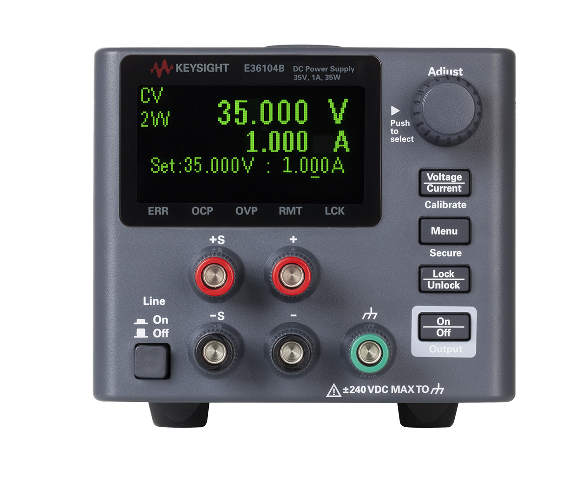 Keysight Technologies Digital Bench Power Supply, 1-Output 35 V to  35V, 35 W, 1 A Max, RSCAL