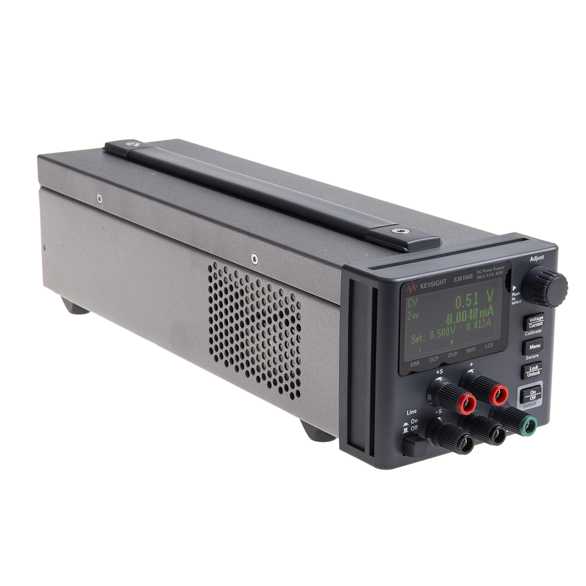 Keysight Technologies Digital Bench Power Supply, 1-Output 0 V ac to  100V ac, 40 W, 400 mA Max, RSCAL