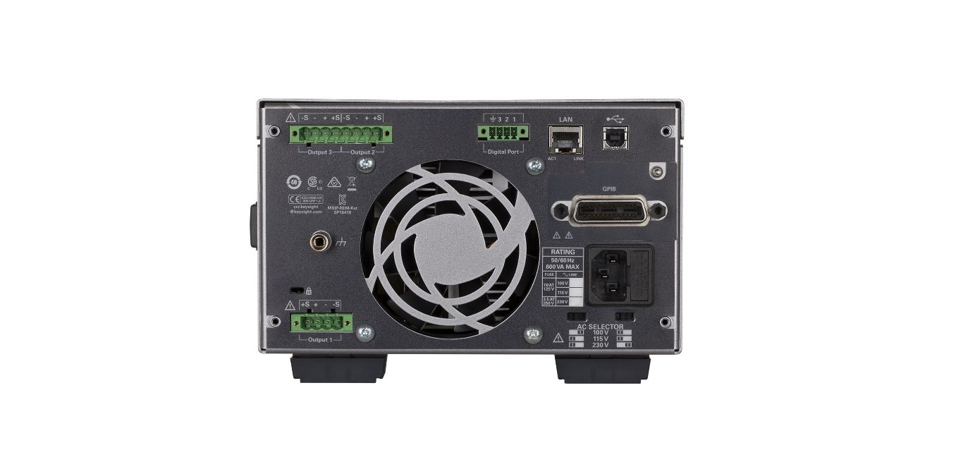 e36313a Keysight Technologies Digital Bench Power Supply, 3-Output 0 V ac to  6V, 160 W, 10 A Max