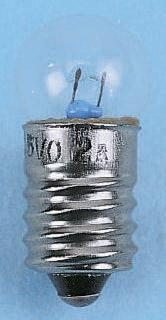 Orbitec E10 Indicator Light, Clear, 2.5V, 200mA