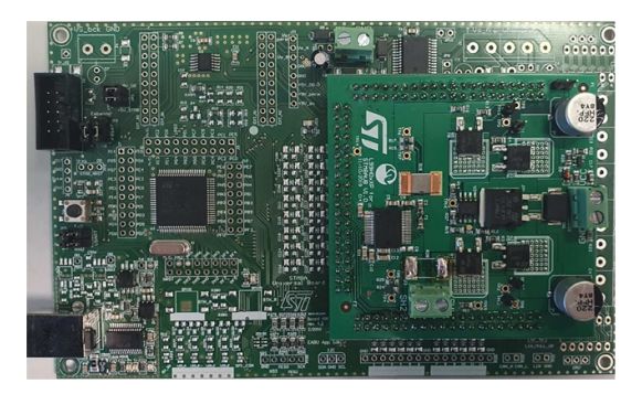 STMicroelectronics L99H02XP Evaluation Board DC Motor Driver for STM8A MCU for DC Motor Control