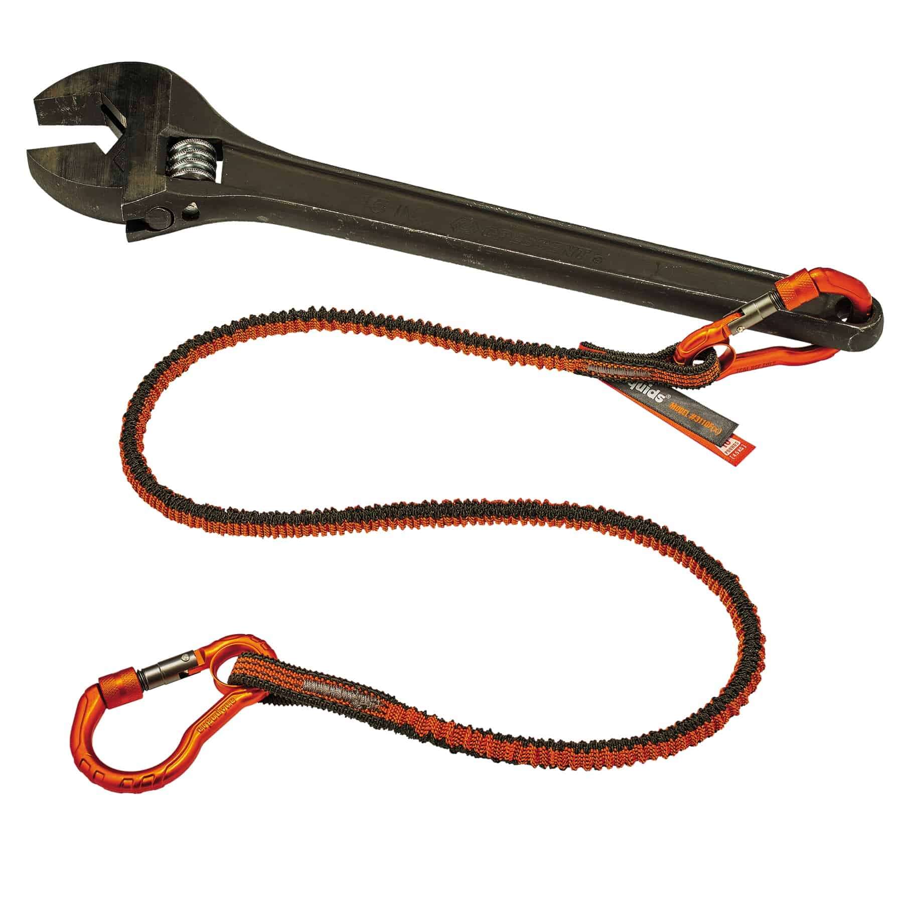 19822 Ergodyne Standard Aluminium, Elastic, Polyester Tool Lanyard Lanyard, 4.5kg Capacity