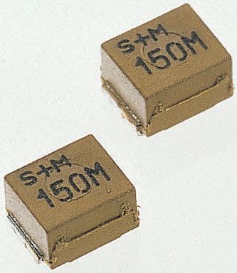 EPCOS, SIMID, 1210 (3225M) Wire-wound SMD Inductor with a Ferrite Core, 47 μH ±10% Wire-Wound 230mA Idc Q:15