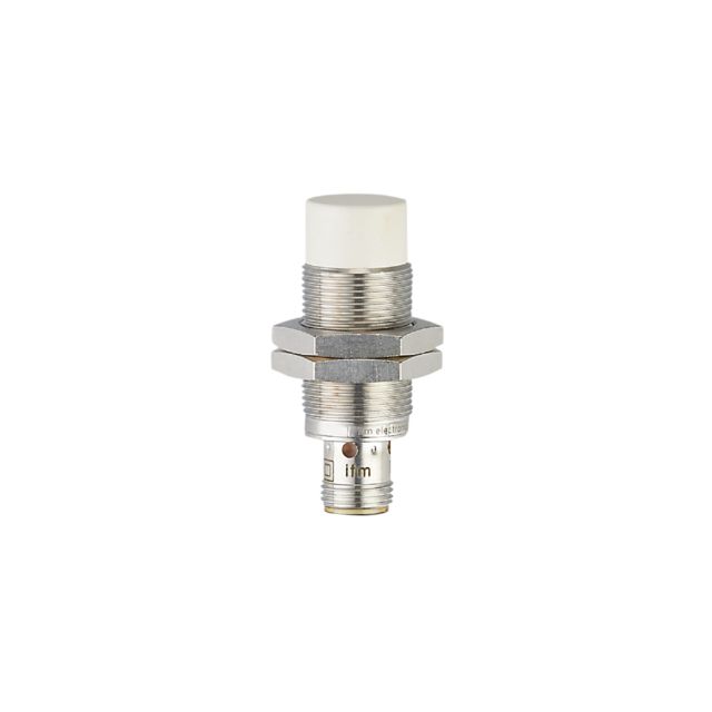 ifm electronic Inductive Threaded Barrel Proximity Sensor, M18, 8 mm Detection, PNP NO, 10 → 30 V dc