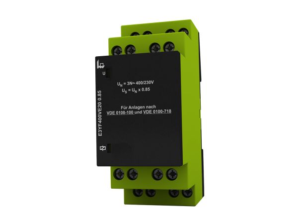 Tele Phase/Voltage Monitoring Relays, 3, 1 Phase, 2 CO, DIN Rail