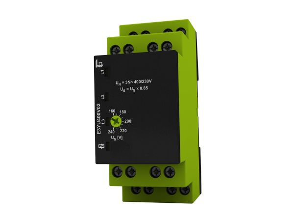 Tele Monitoring Relay, 3 Phase, 160 to 240 V Monitor Range, DPDT, DIN Rail, 230V ac, 400 V ac