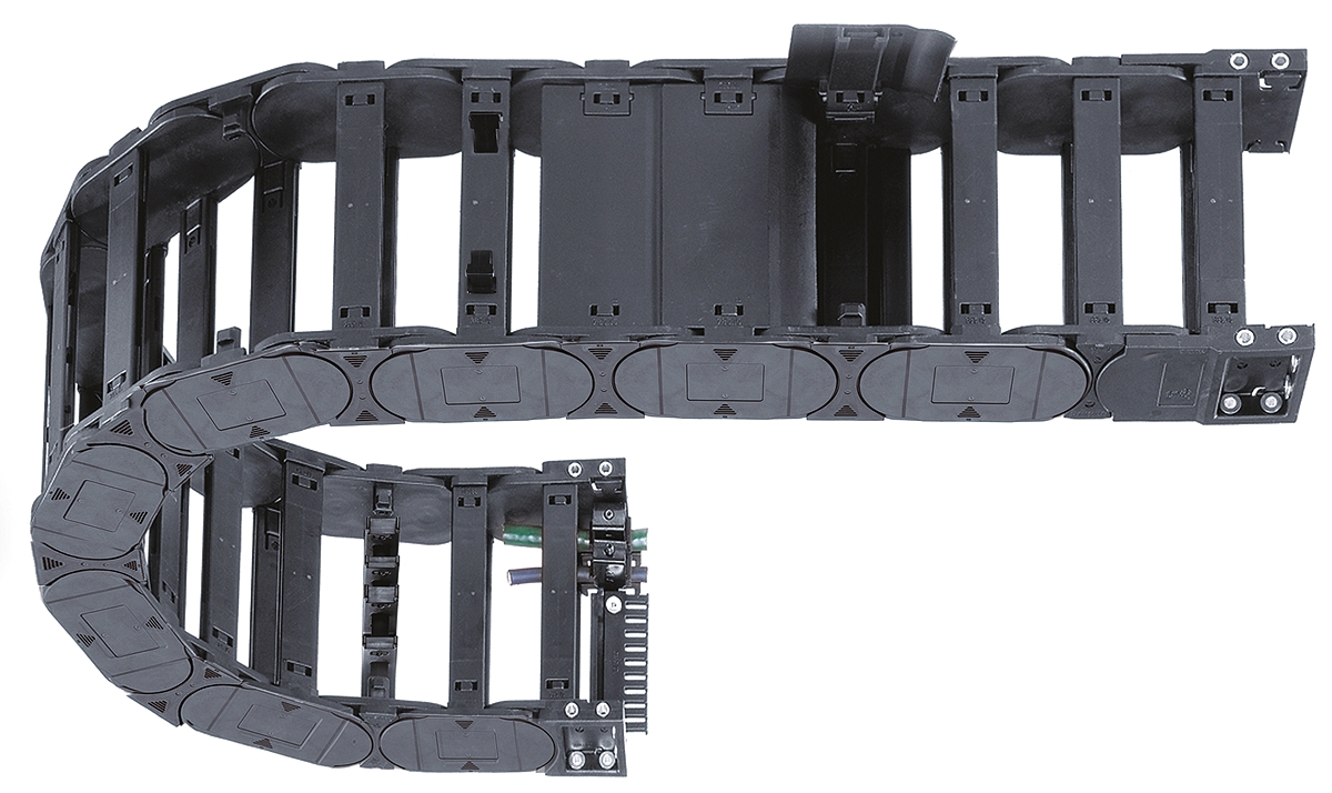 Igus e-chain Black, W276mm x D64 mm, L1 m, 150 mm Min. Bend Radius, Igumid G