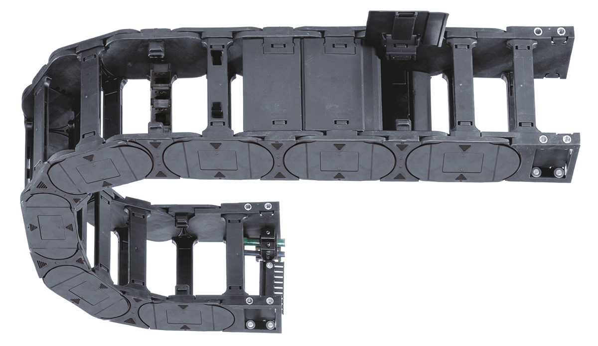 Igus e-chain Black, W184mm x D84 mm, L1 m, 300 mm Min. Bend Radius, Igumid G