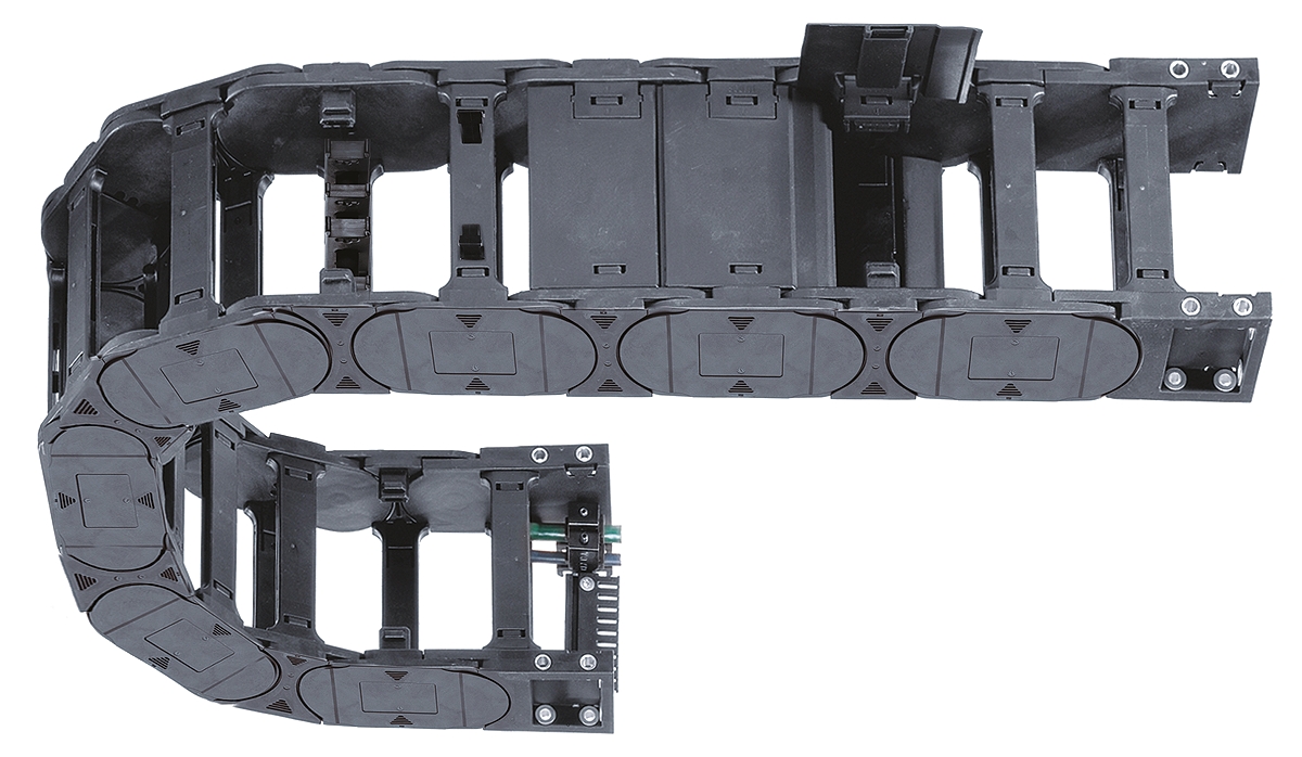 Igus e-chain Black, W234mm x D84 mm, L1 m, 300 mm Min. Bend Radius, Igumid G