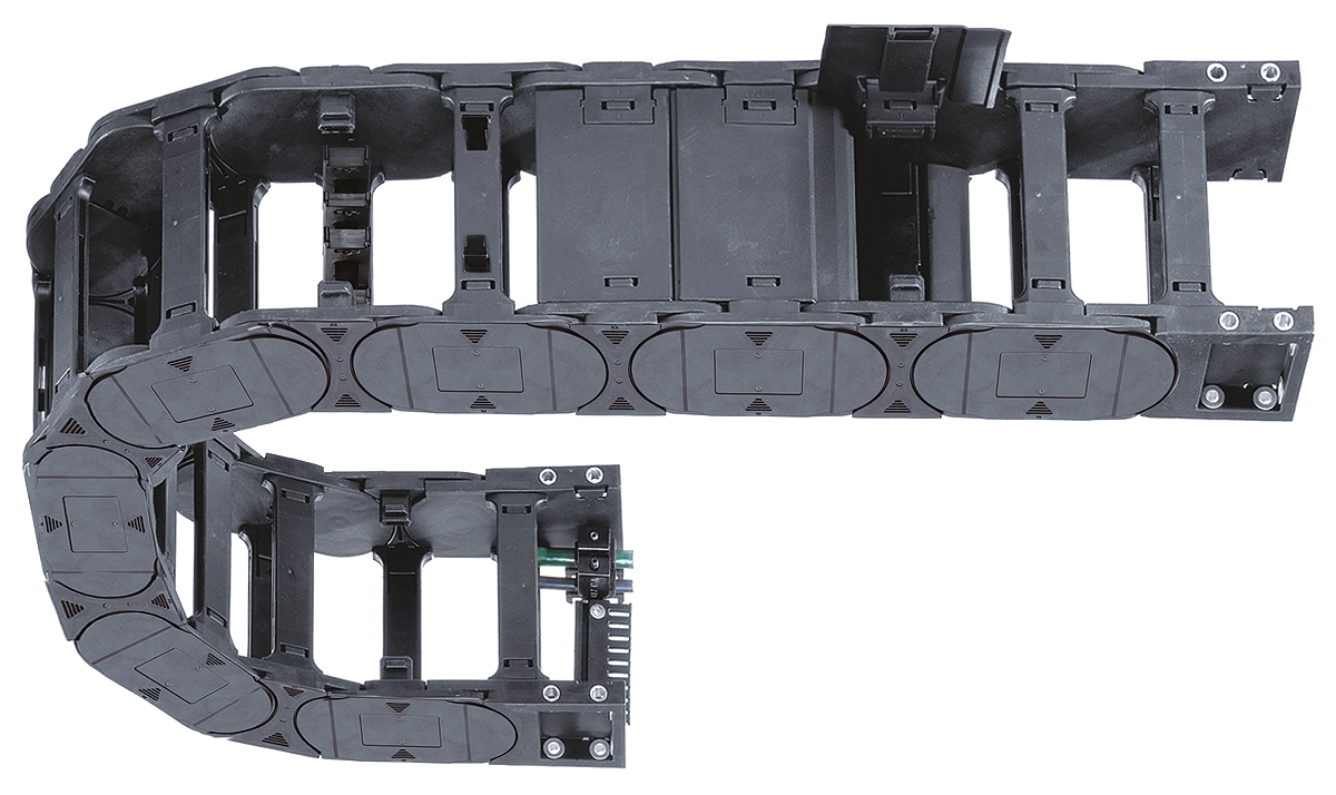 Igus e-chain Black, W284mm x D84 mm, L1 m, 250 mm Min. Bend Radius, Igumid G