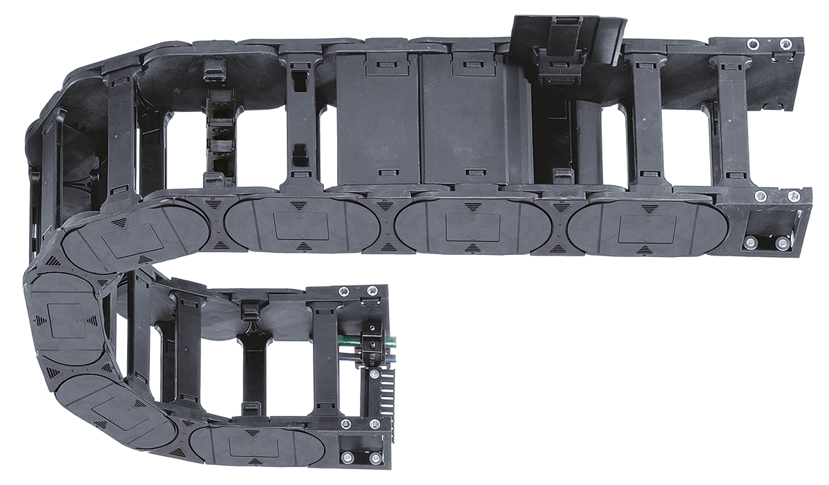 Igus e-chain Black, W334mm x D84 mm, L1 m, 300 mm Min. Bend Radius, Igumid G