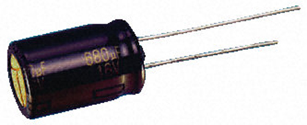Panasonic 120μF Aluminium Electrolytic Capacitor 6.3V dc, Radial, Through Hole - EEAFC0J121