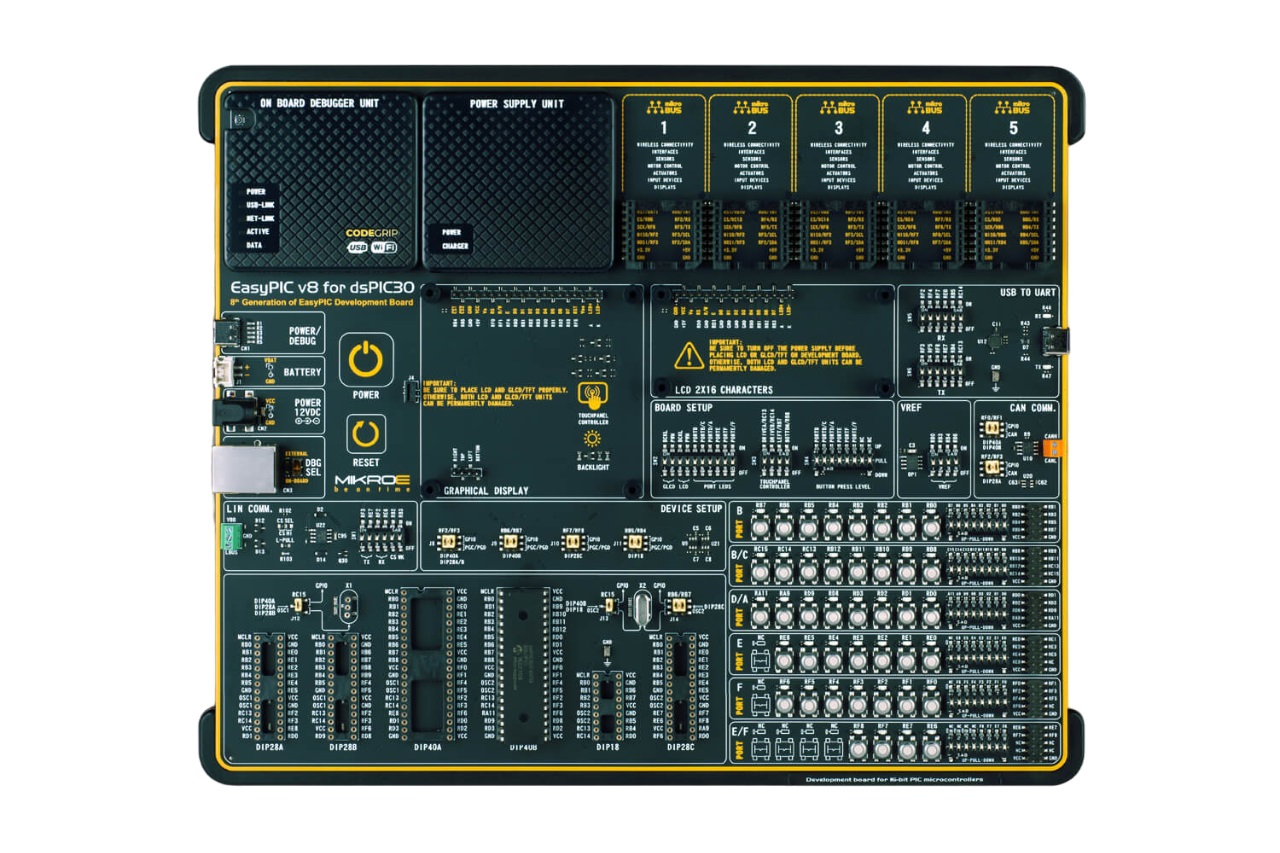 Brand-Rex EasyPIC v8 for dsPIC30 Development Board MIKROE-4511