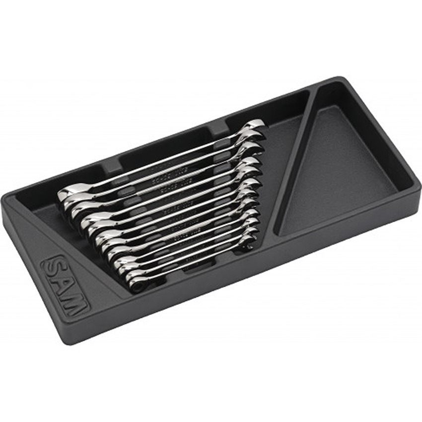 SAM 50 Series 12-Piece Combination Spanner Set, 8 → 19 mm, Chrome Vandium Steel