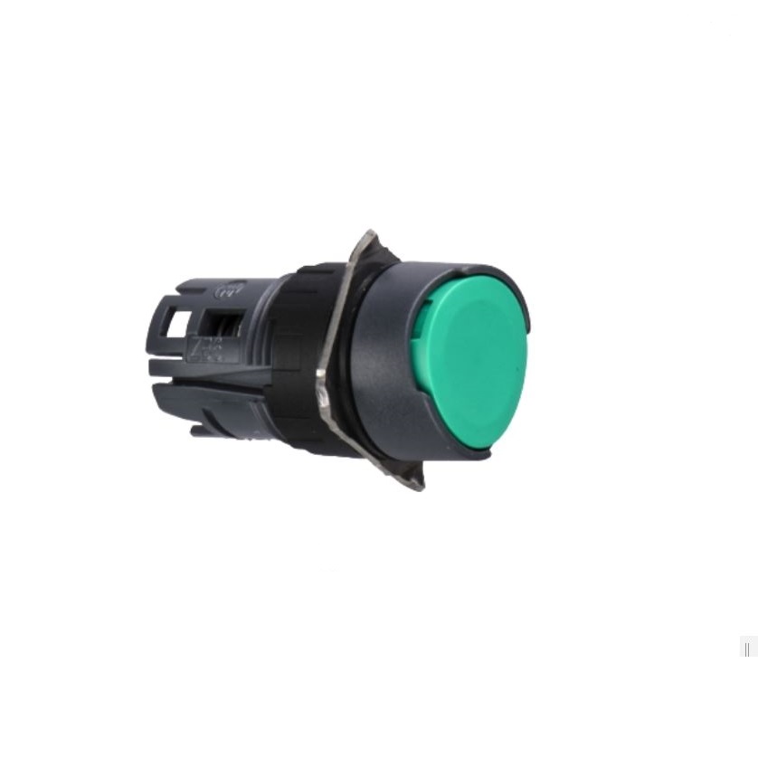 Schneider Electric XB6 Series, Green Push Button Head, Spring Return, 16mm Cutout