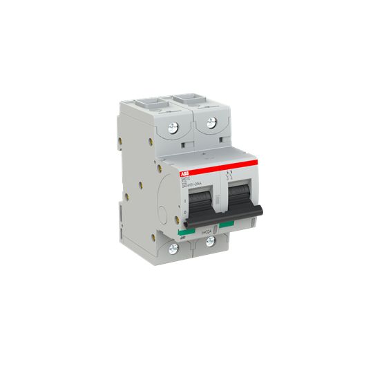ABB S800C MCB, 2P, 32A Curve C, 240V AC, 25 kA Breaking Capacity