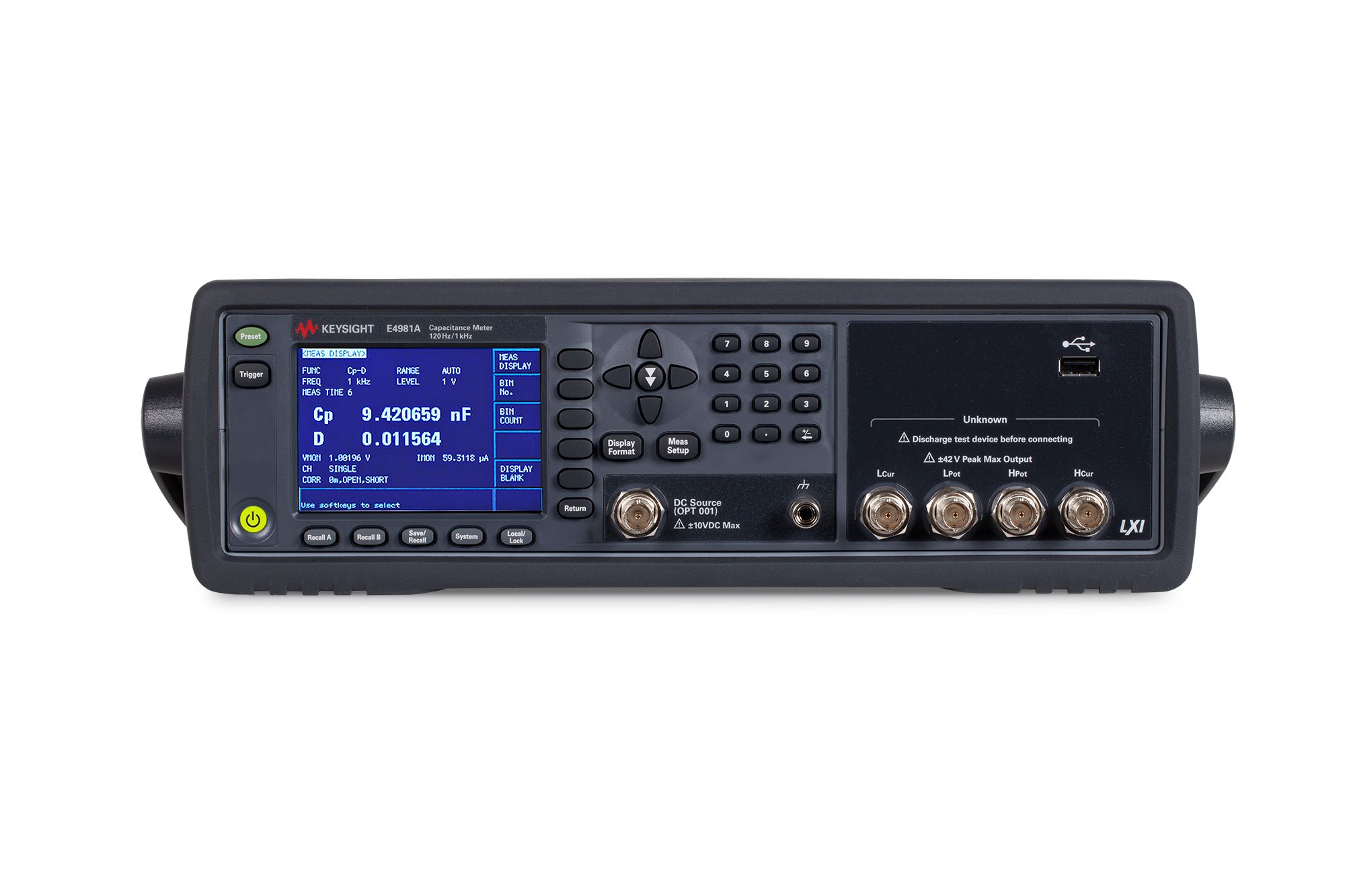 Keysight + Capacitance Meter 2 mF, 20 Ω