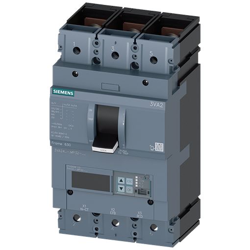 Siemens SENTRON Electronic Circuit Breaker 400A 3VA, 3 channels