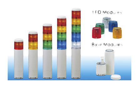 lu5-e-r LU5 Beacon, Red LED, Steady Light Effect, 24 V dc