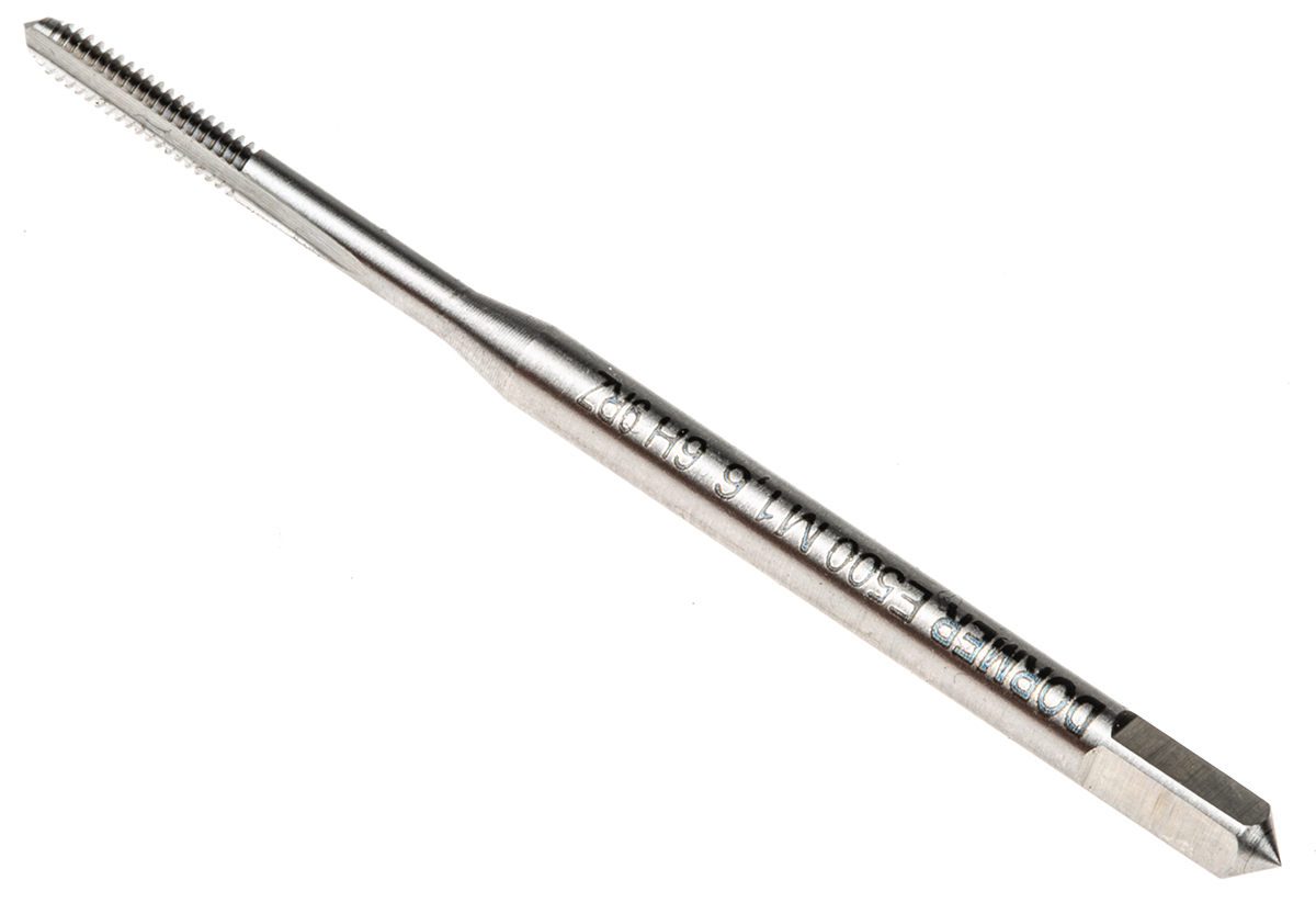 e500m16no3 Dormer Threading Tap, 1.6 Thread, Metric Standard, Machine Tap