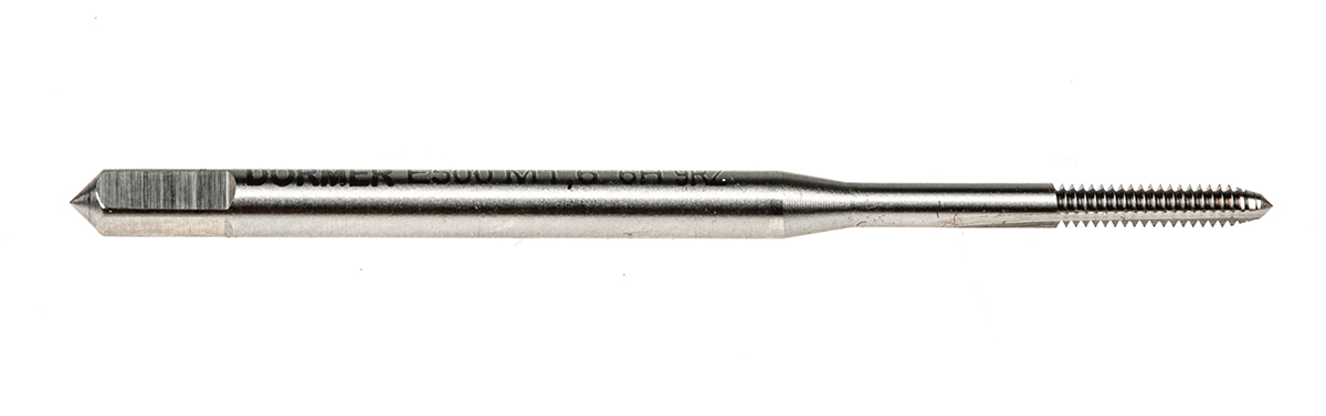 e500m16no3 Dormer Threading Tap, 1.6 Thread, Metric Standard, Machine Tap