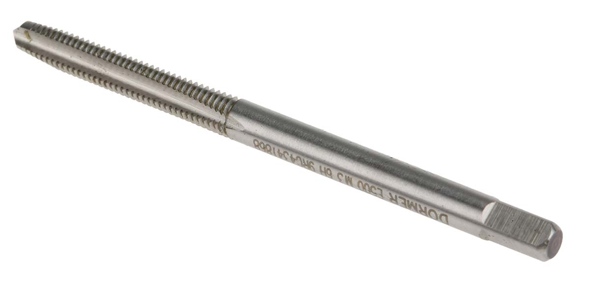 e500m3no1 Dormer Threading Tap, M3 Thread, Metric Standard, Machine Tap
