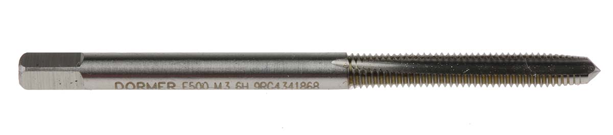 e500m3no1 Dormer Threading Tap, M3 Thread, Metric Standard, Machine Tap