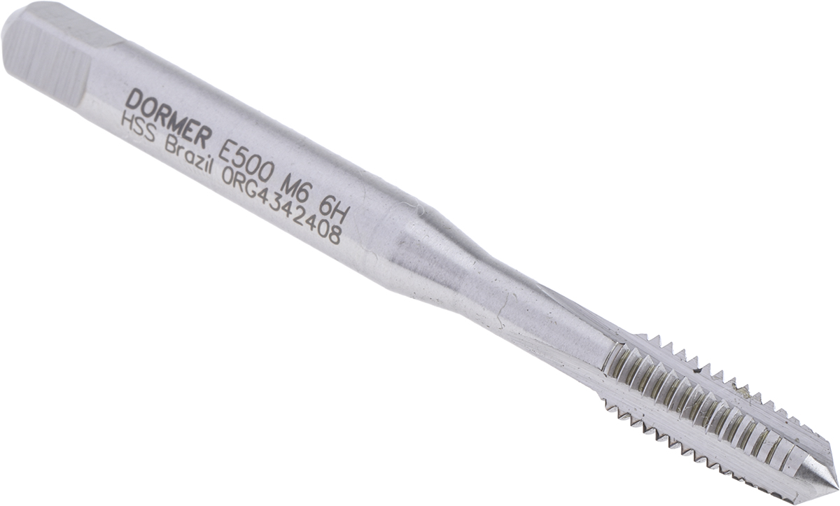 Dormer Threading Tap, M6 Thread, Metric Standard, Machine Tap