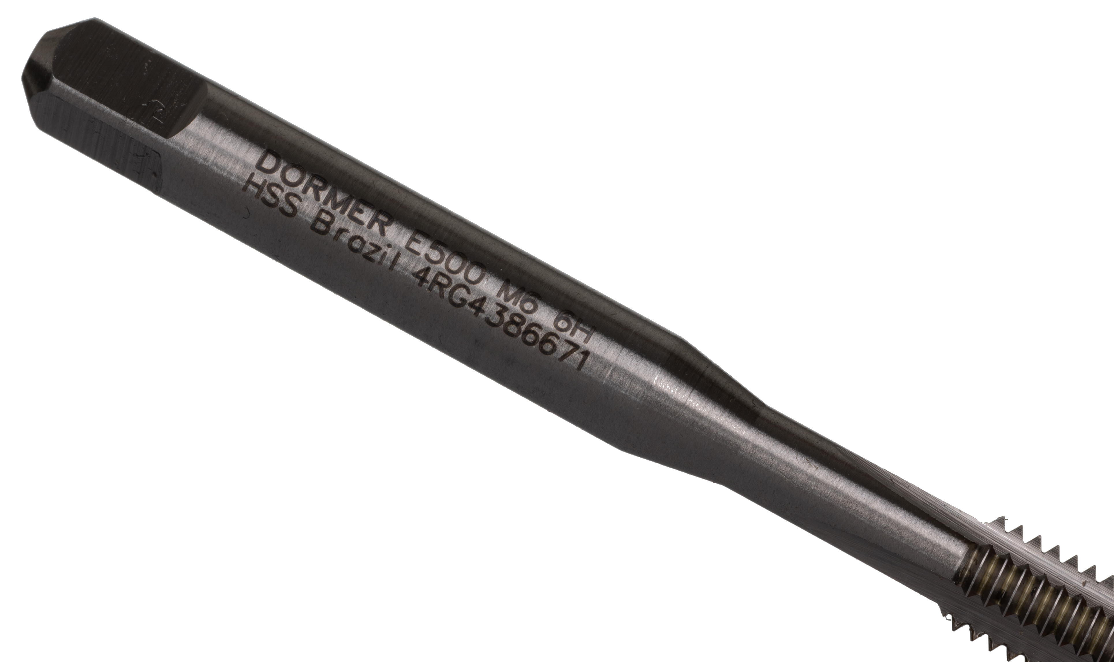 e500m6no2 Dormer Threading Tap, M6 Thread, Metric Standard, Machine Tap