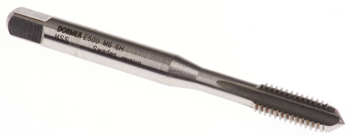 Dormer Threading Tap, M6 Thread, Metric Standard, Machine Tap