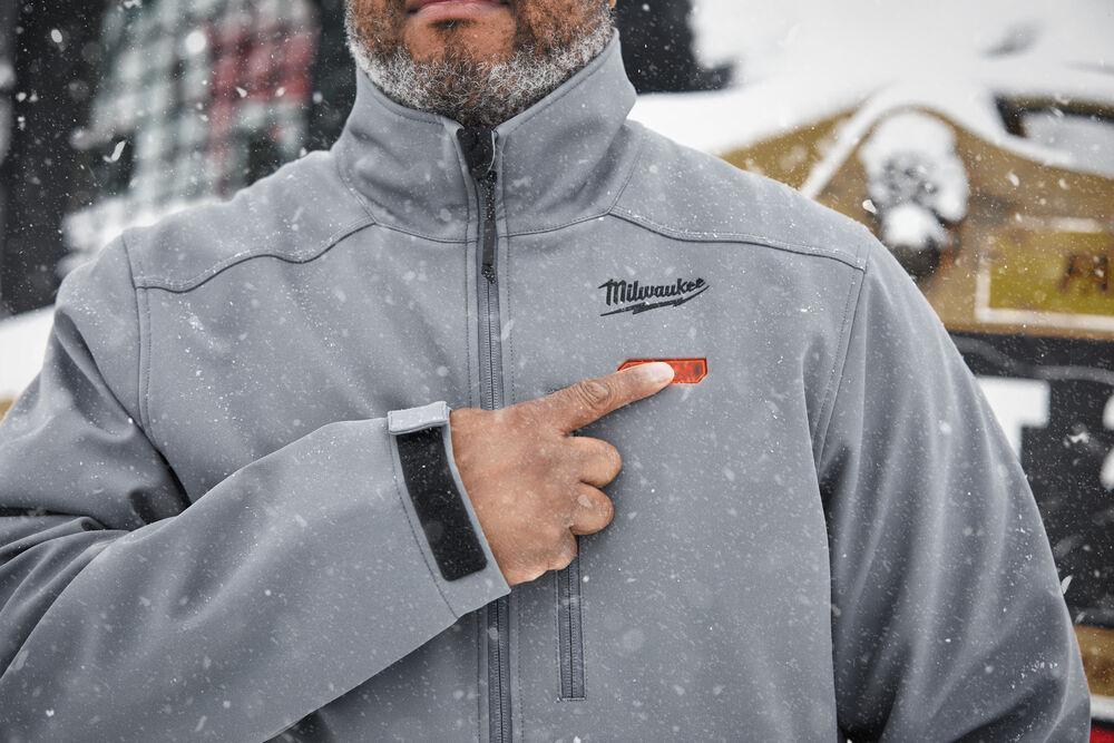 4933478972 Milwaukee M12 Grey Heated Jacket, S