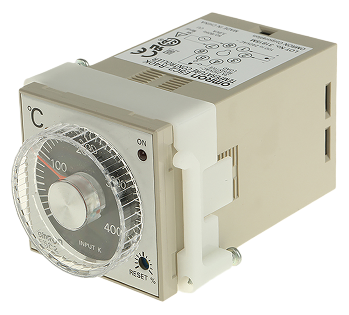 e5c2-r40k-100-240vac-0-400 Omron E5C2 DIN Rail, Flush, Panel On-Off Temperature Controller 1 Input, 1 Output Relay 240V ac Controller