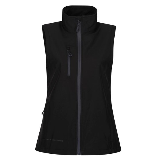 Regatta Professional TRA863 Black Lightweight, Water Repellent, Windproof Women's Bodywarmer, 20