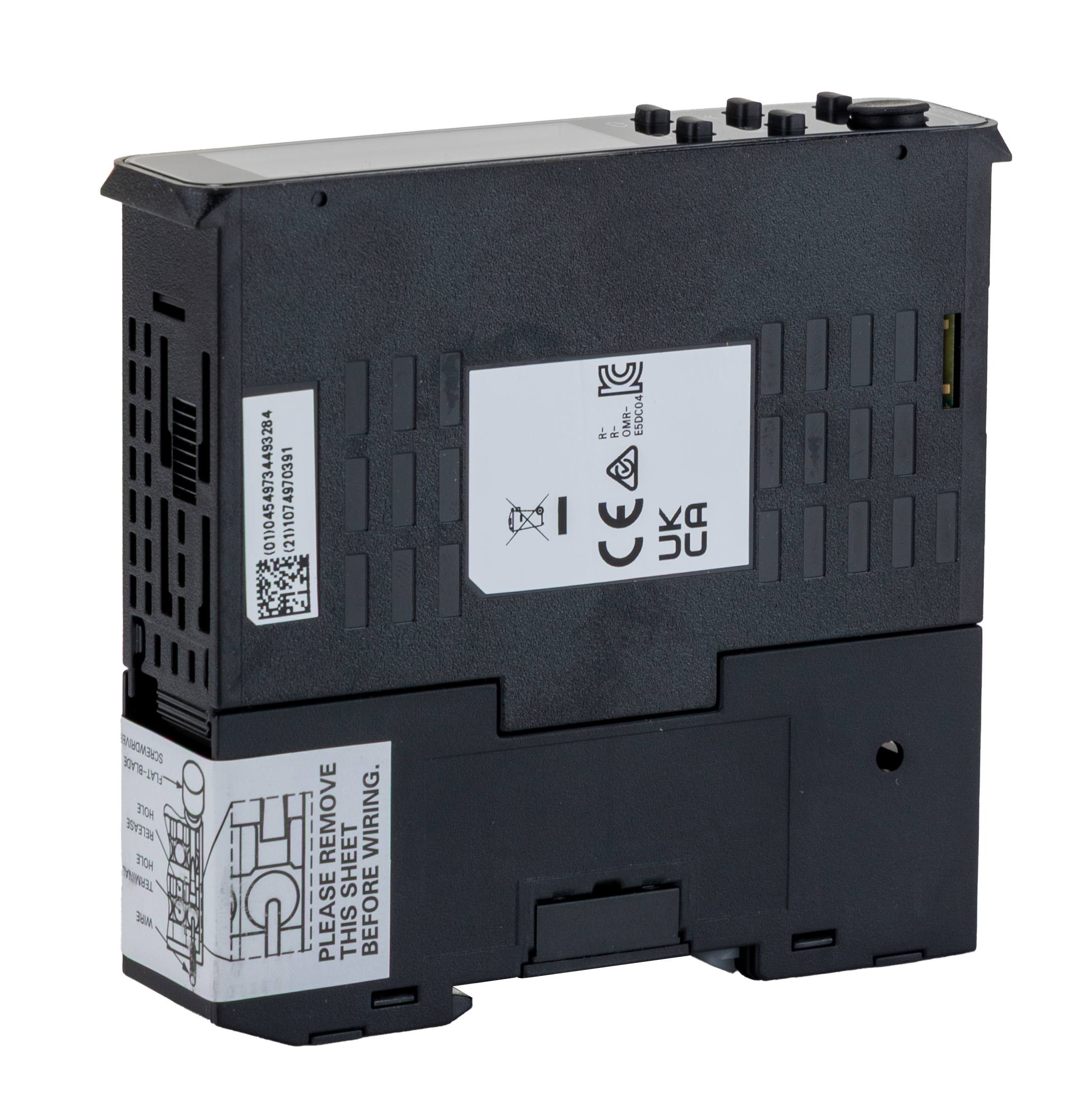 e5dc-rx2abm-000 Omron E5DC DIN Rail, Panel Mount PID Temperature Controller 1 Input, 2 Output Relay 240V ac PID Controller