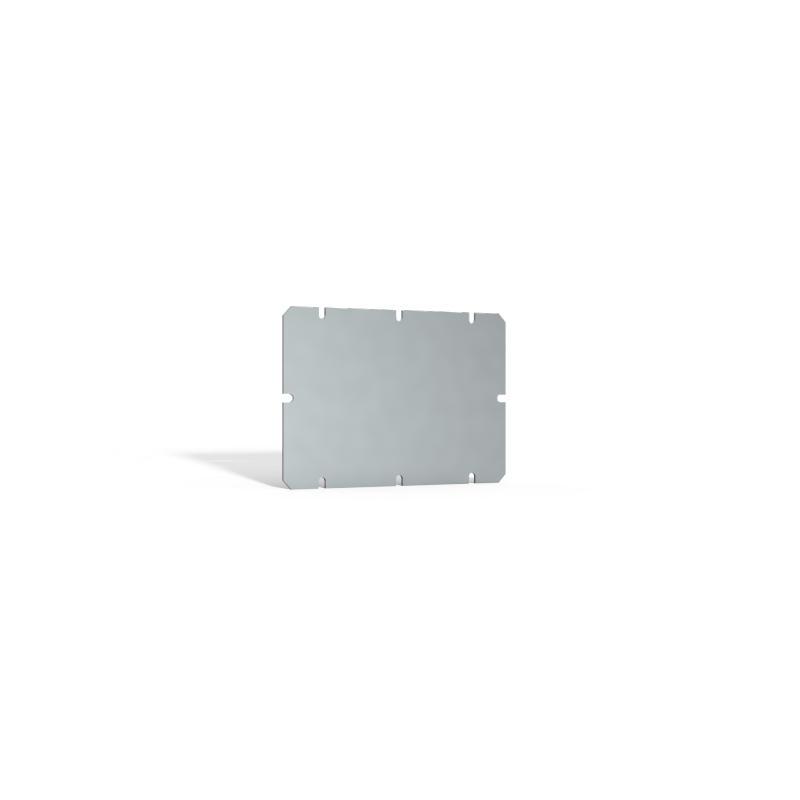 nVent HOFFMAN SMP Series Galvanised Steel Mounting Plate, 125mm W, 125mm L