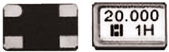 Hosonic 12 MHz Crystal ±10 ppm SMD 4-Pin 0.8 mm 5 mm 3.2mm