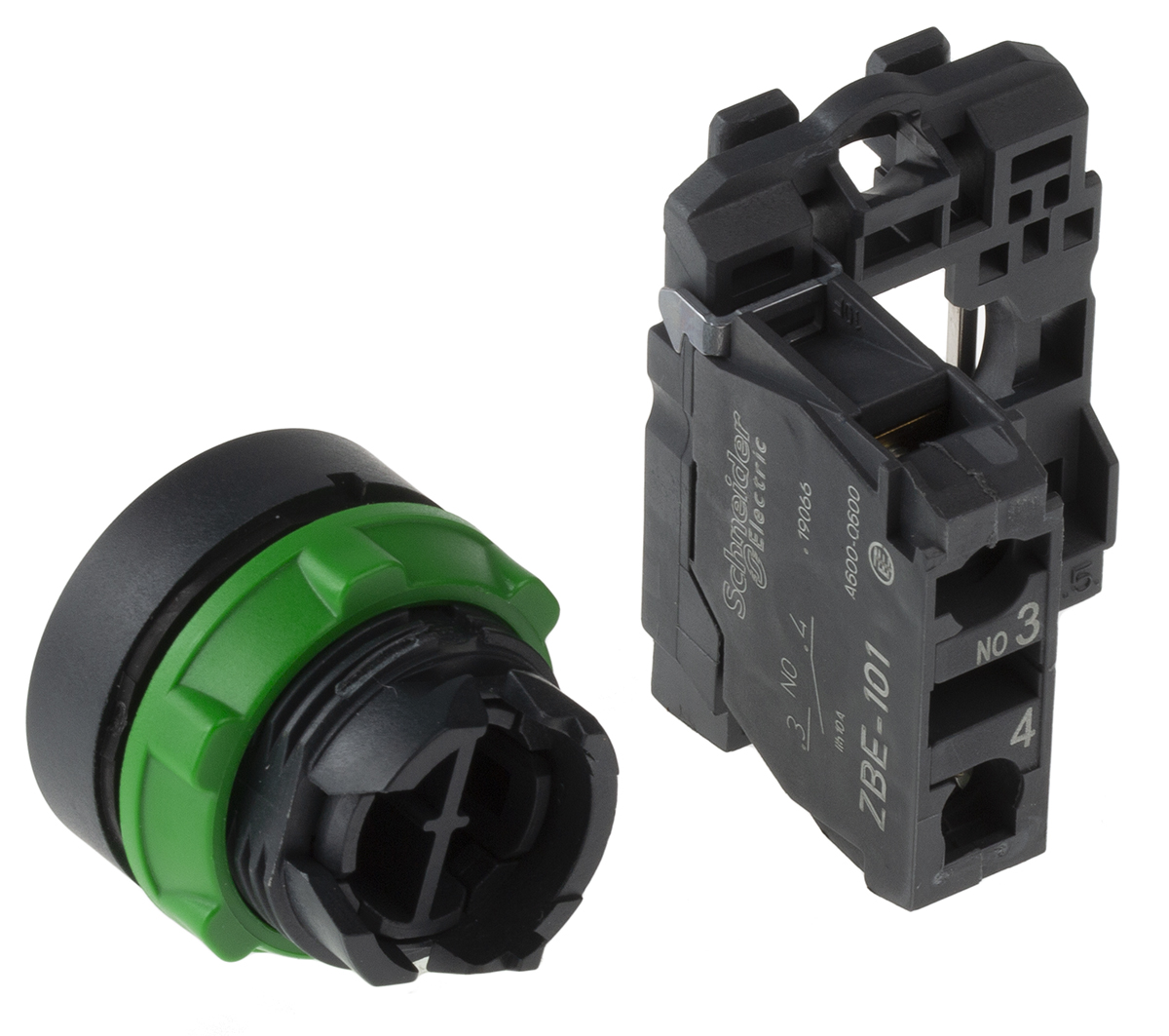Schneider Electric Harmony XB5 Black Push Button NO Spring Return