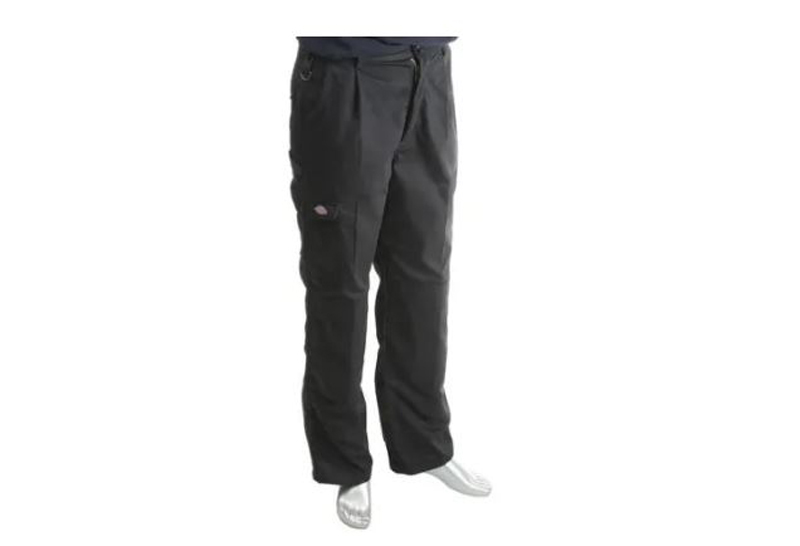 Dickies RedHawk Super Work Men's Black Cotton, Polyester Waist Size 30 in W 33in L