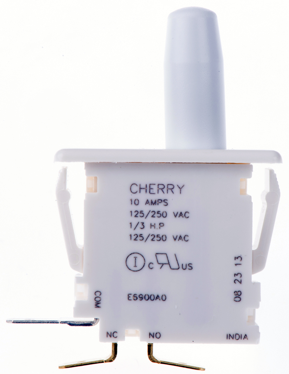 e69-00a ZF Door Micro Switch, SPDT Button 10 A, -40 °C, 85 °C