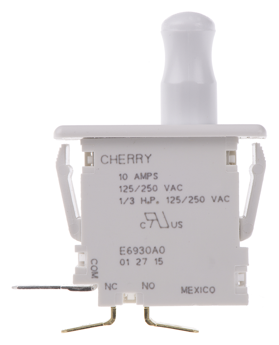e69-30a ZF Door Micro Switch, SPDT Button 10 A, -40 °C, 85 °C