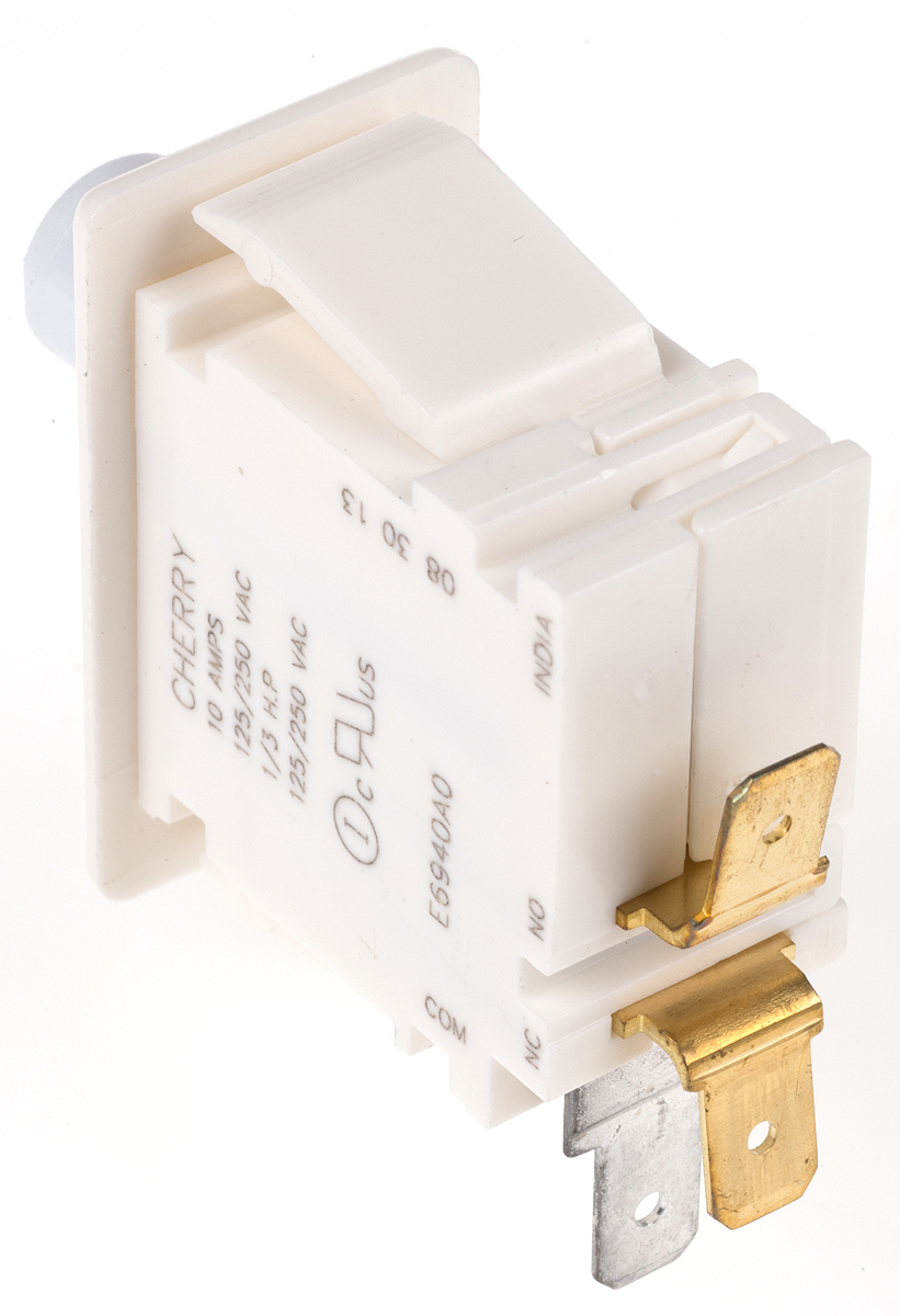 e69-40a ZF Door Micro Switch, SPDT Button 10 A, -40 °C, 85 °C
