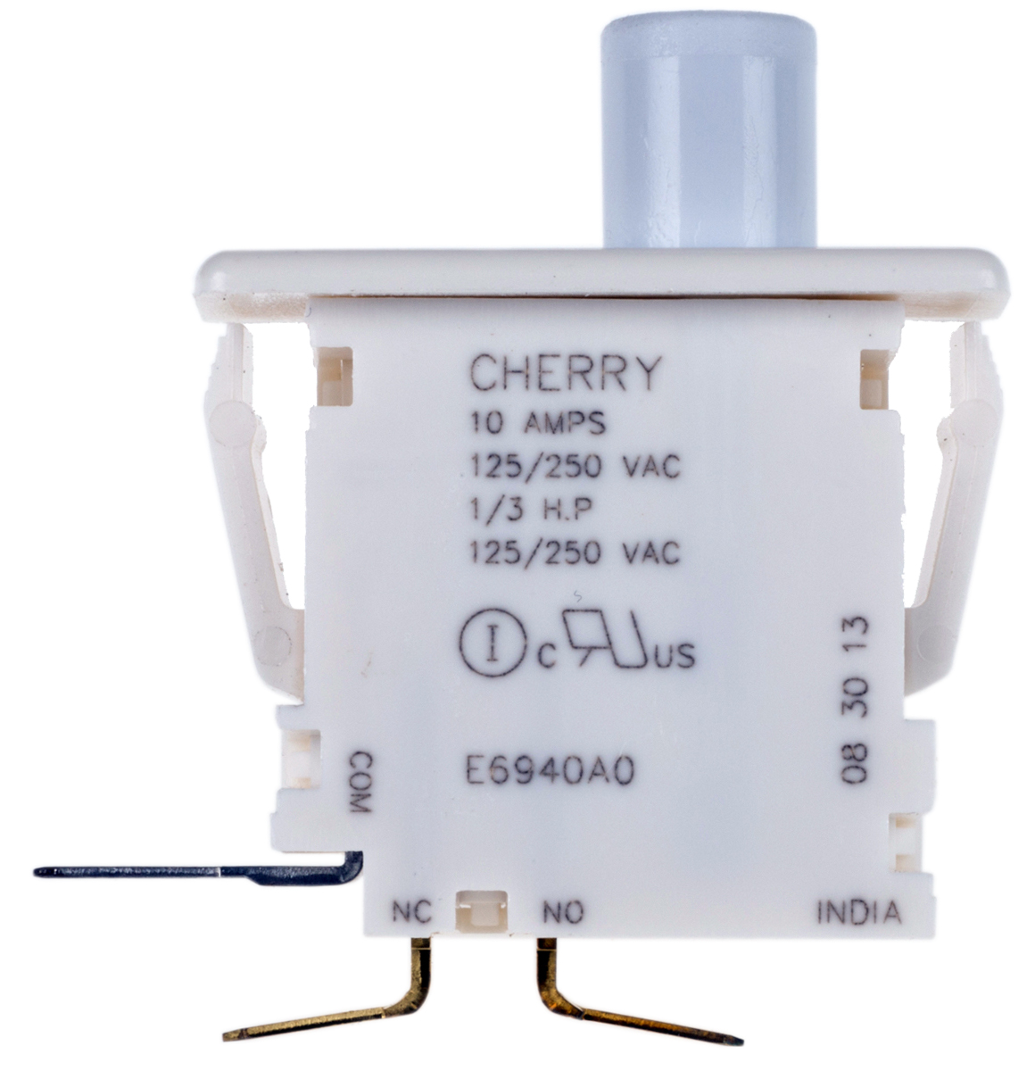 e69-40a ZF Door Micro Switch, SPDT Button 10 A, -40 °C, 85 °C
