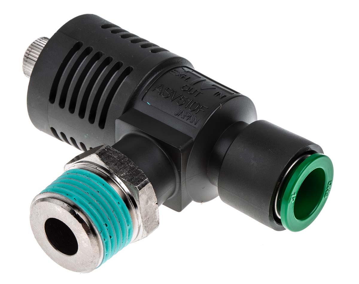 SMC Quick Exhaust Valve, R 1/2 Male x 1 MPa, Threaded, Tube, 12mm