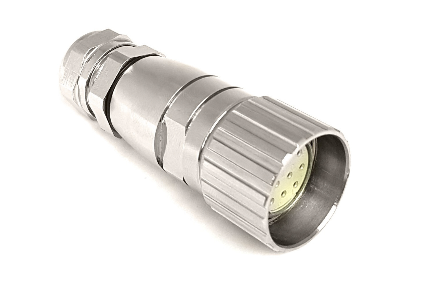 Bulgin Circular Connector, 12 Contacts, Panel, M23 Connector, Socket, Female, IP67, Buccaneer M23 Series