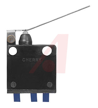 ZF Lever Micro Switch, Wire Terminal, 10.1 A, 250 V ac, SPST