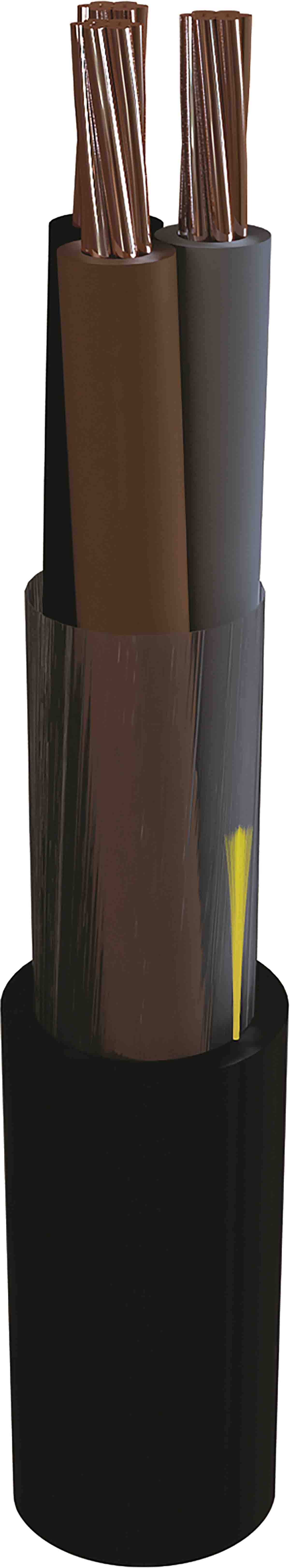 AXINDUS MarineLine YZp 0, Marine, 100m 4 Core, Black LSZH Power Cable +70°C