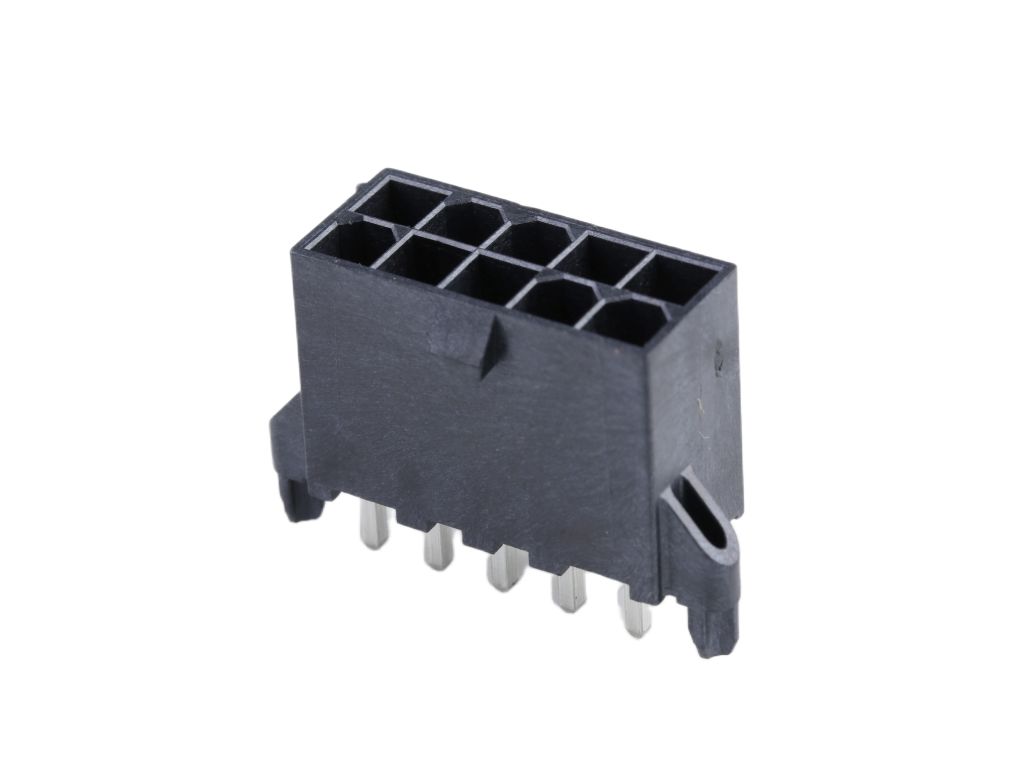 Molex 46207 Series Vertical Through Hole PCB Header, 10 Contact(s), 4.20 mm Pitch, 2 Row, Shrouded