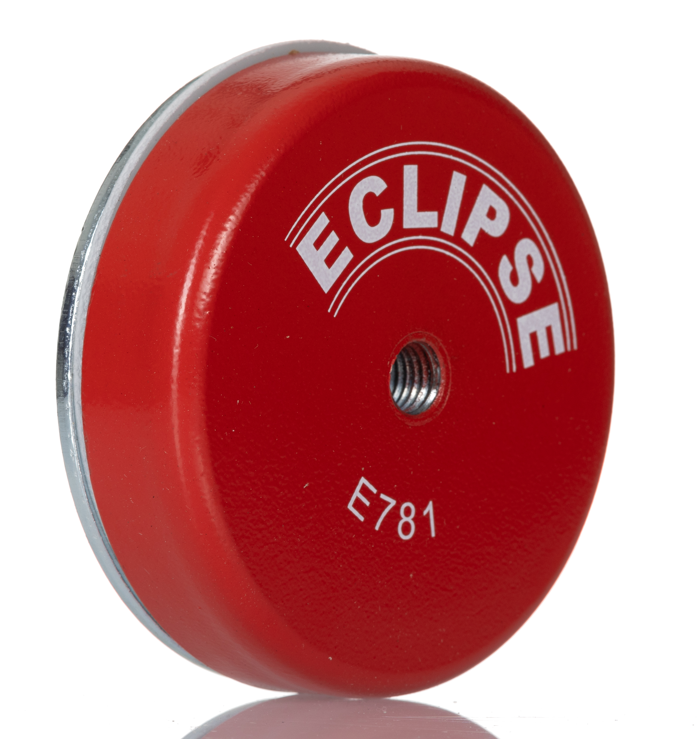 e781 Eclipse Pot Magnet 80 mm Threaded M10, 55 kg Pull 18 mm