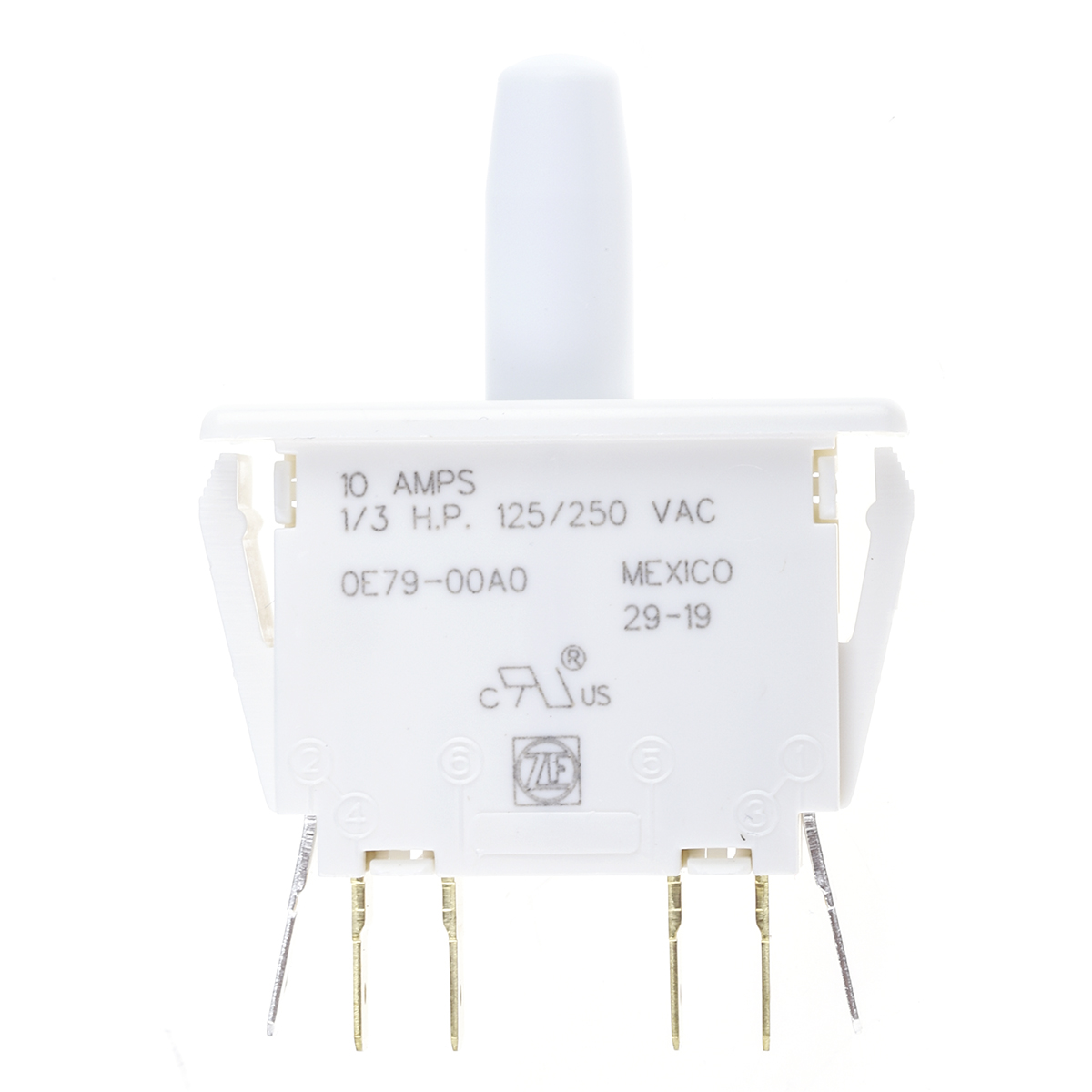 e79-00a ZF Door Micro Switch, DPDT Button 10 A, -40 °C, 85 °C